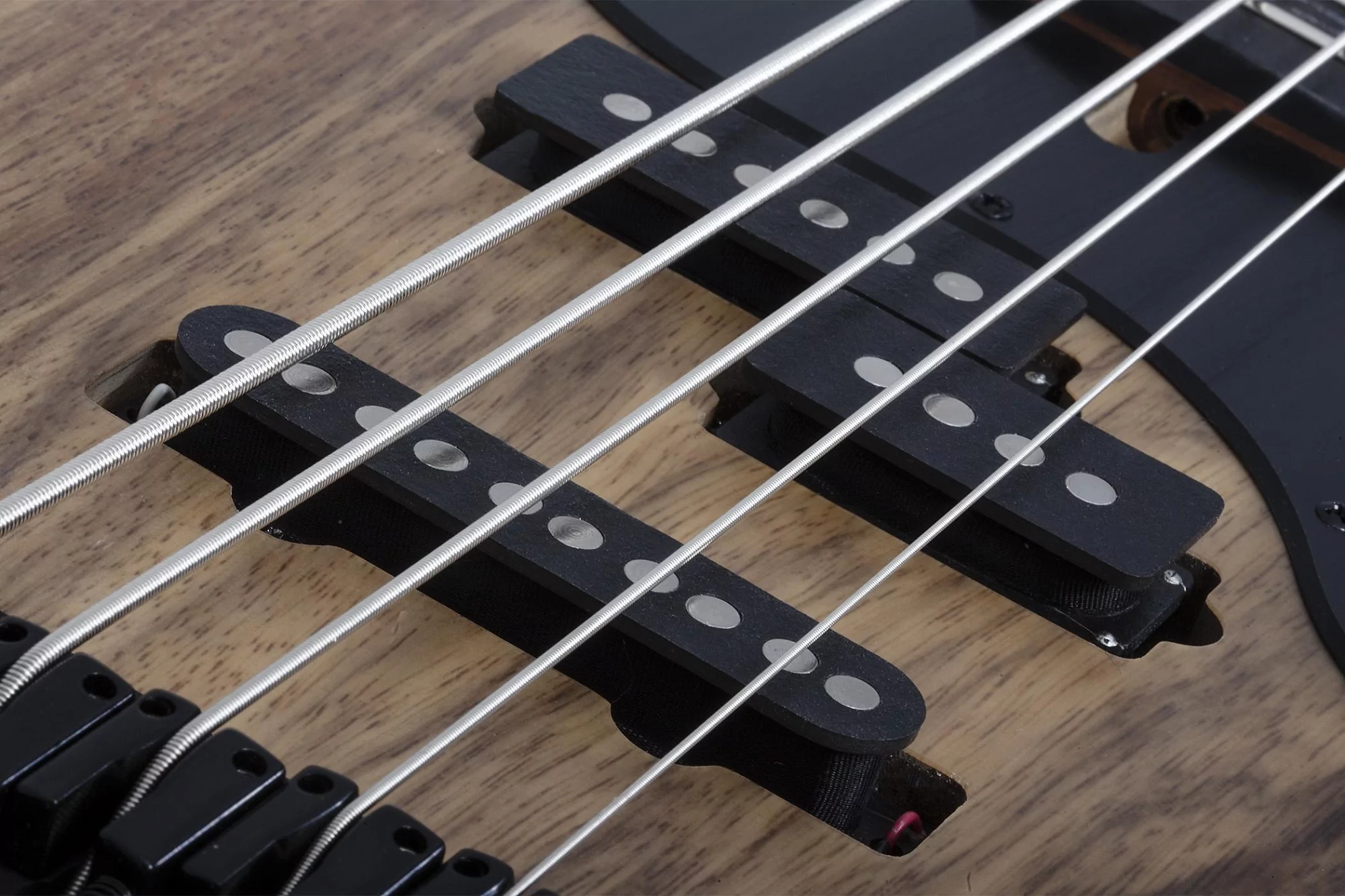 Бас-гитара Schecter MODEL-T 5 EXOTIC BLACK LIMBA Blue - 22
