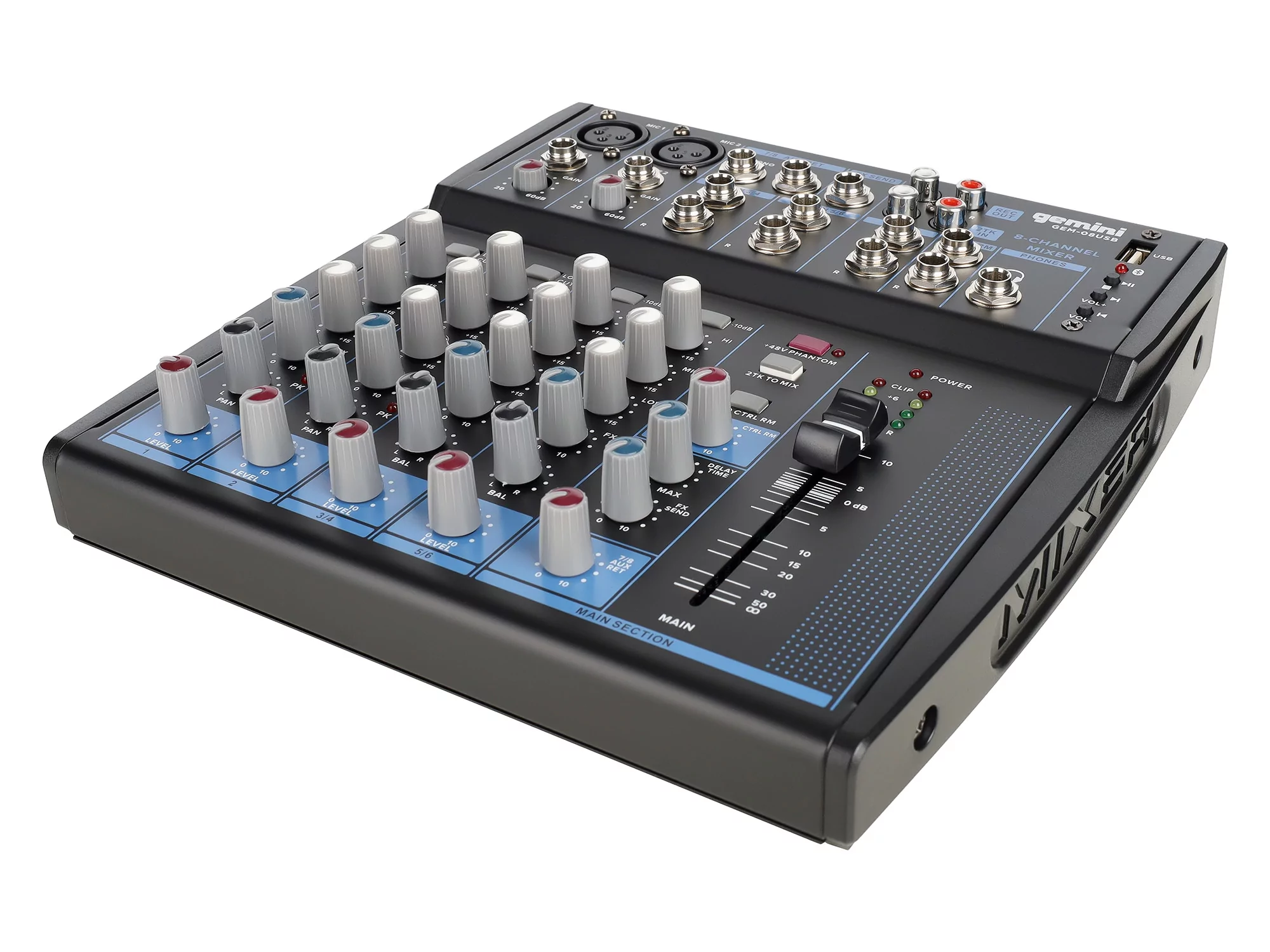 Аналоговый микшер Gemini GEM-08USB - 24