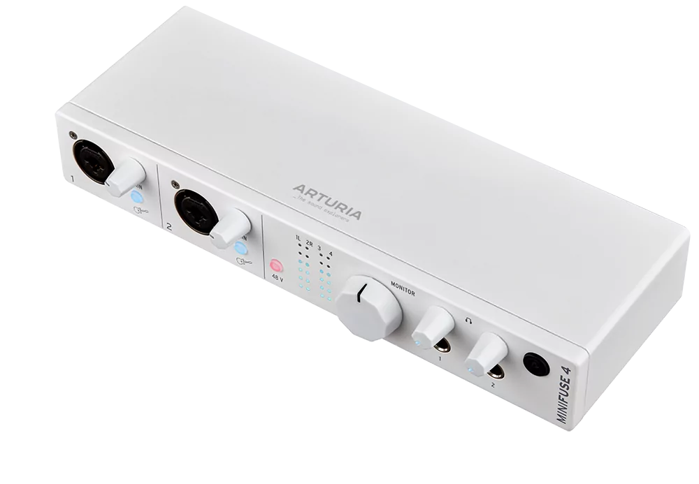 Внешняя звуковая карта Arturia MiniFuse 4 White - 6