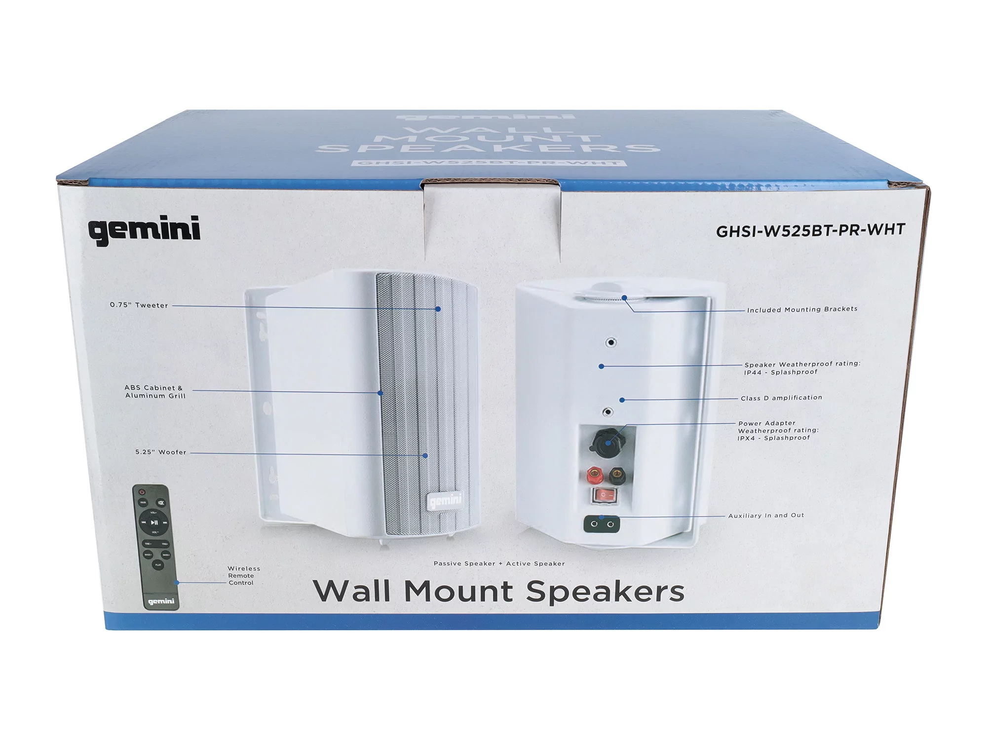 Комплект акустических систем Gemini GHSI-W525BT-PR-WHT - 51