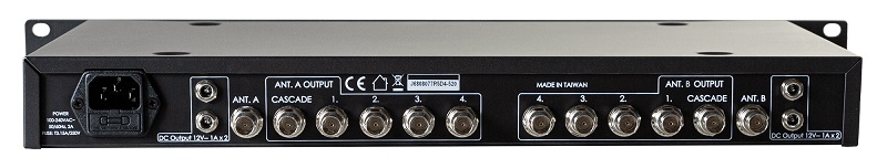 4-канальный сплиттер для радиосистем SHURE RFV-DISTRO4E - 2
