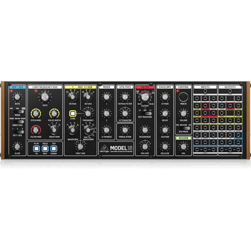 Аналоговый полумодульный синтезатор Behringer MODEL 15  - 8