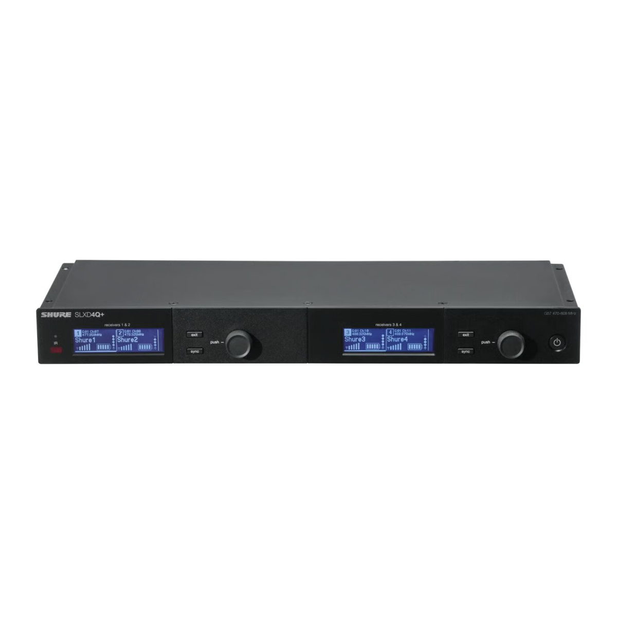 Беспроводной приёмник 4-канальный диапазон SHURE SLXD4Q+E G65 - 2