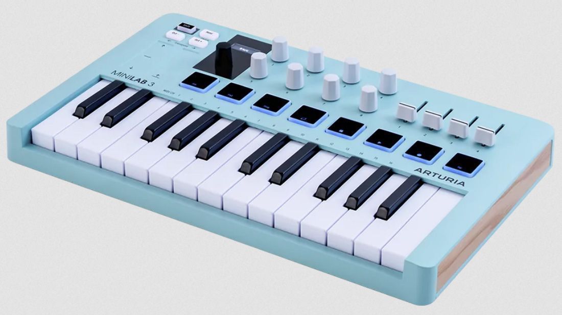 MIDI-клавиатура Arturia MiniLAB 3 Aquamarine - 11