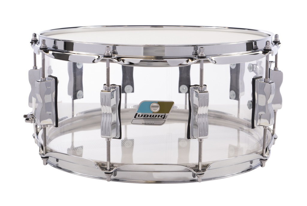 Малый барабан 14" x 6.5" Ludwig LS903VXX38 Vistalite, акрил, прозрачный - 4