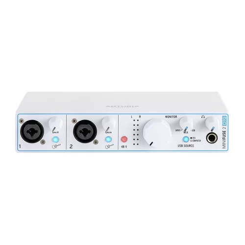 Внешняя звуковая карта Arturia MiniFuse 2 White OTG - 9