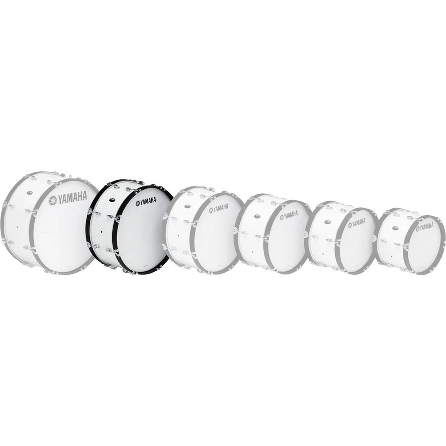Маршевый барабан Yamaha MB4024 WHITE - 6