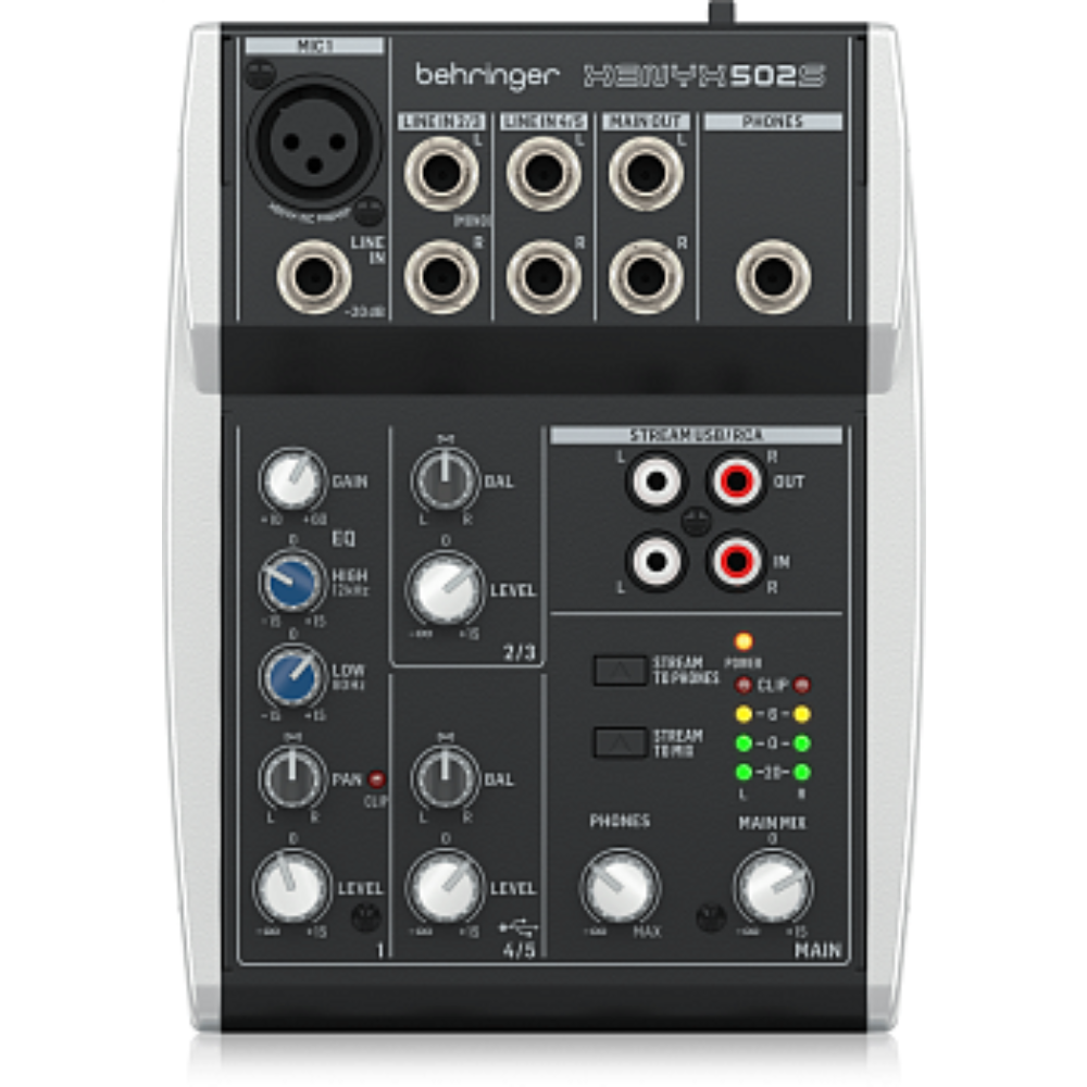 Аналоговый микшер Behringer XENYX 502S  - 6