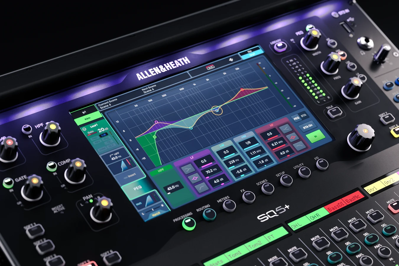 Цифровой микшерный пульт Allen & Heath SQ5+ - 14
