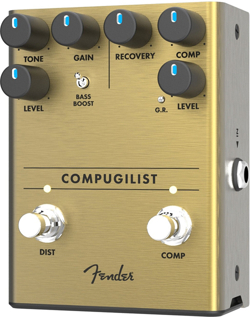 Педаль эффектов Fender COMPUGILIST Compressor/Distortion, Черный - 7