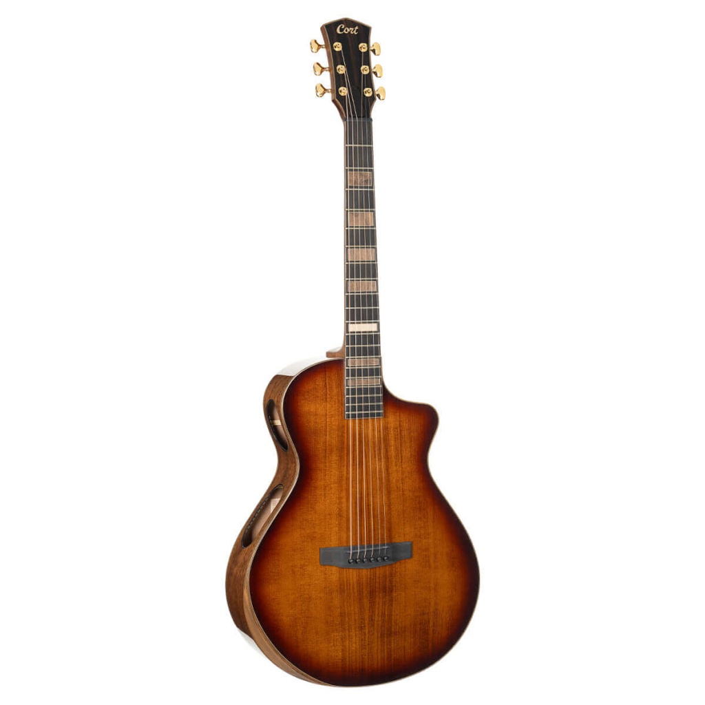 Электроакустическая гитара Cort Modern-Burst-WCASE-TSB - 2