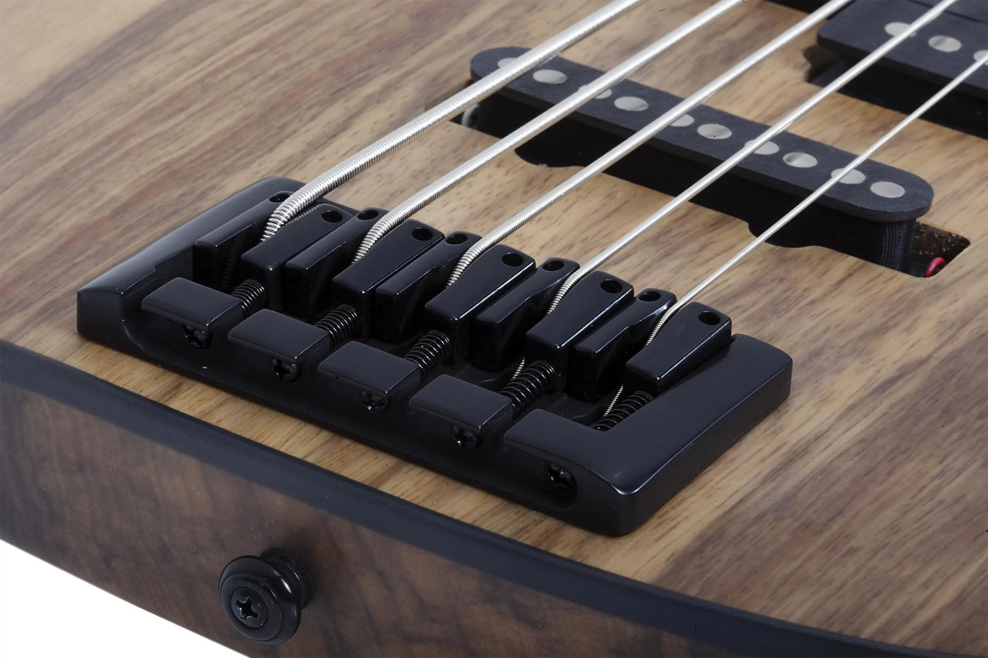 Бас-гитара Schecter MODEL-T 5 EXOTIC BLACK LIMBA Blue - 21
