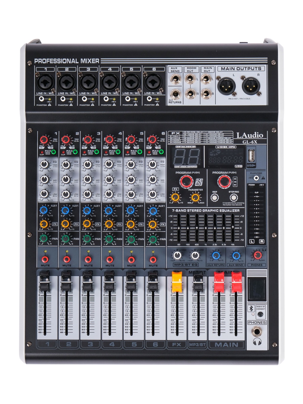 Микшерный пульт LAudio GL-6X - 2