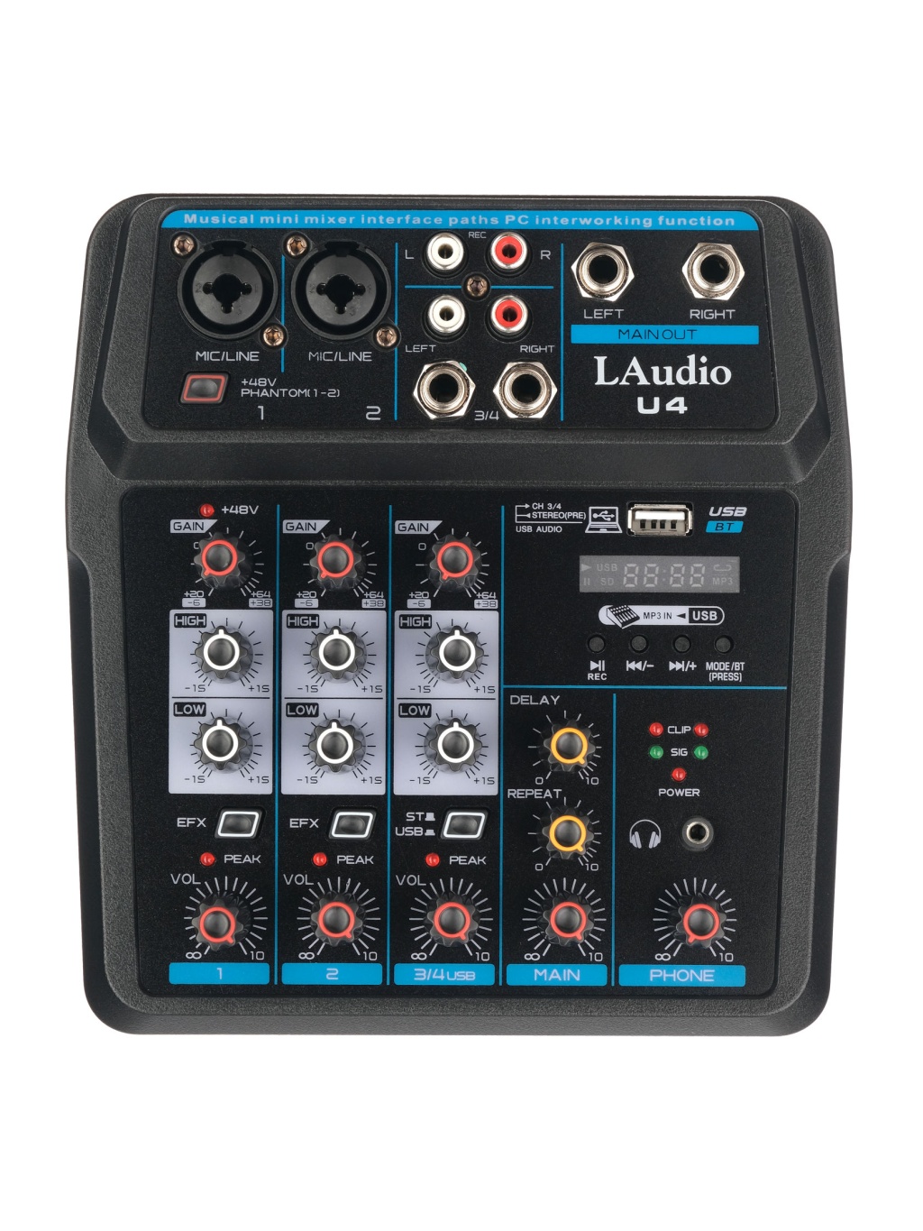 Микшерный пульт LAudio U4 - 2