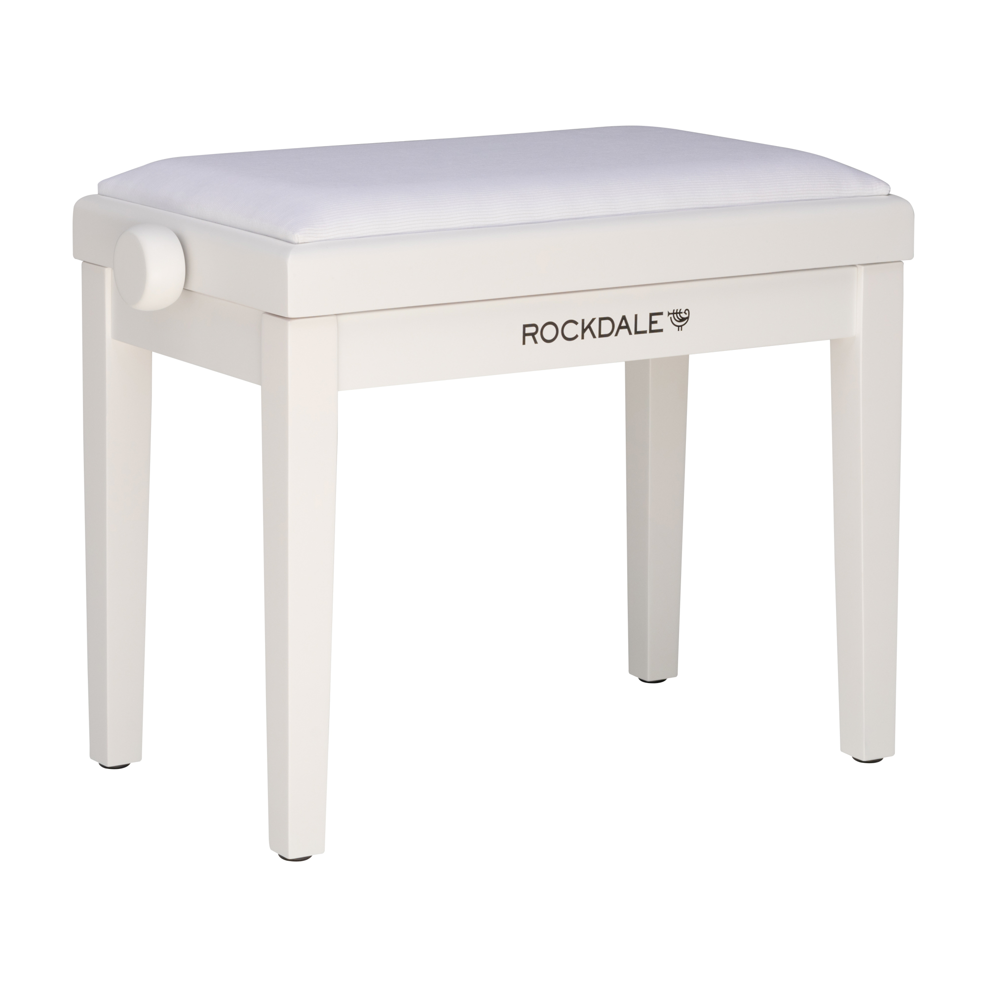 Банкетки для клавишных инструментов Rockdale RHAPSODY 135 SV WHITE - 12