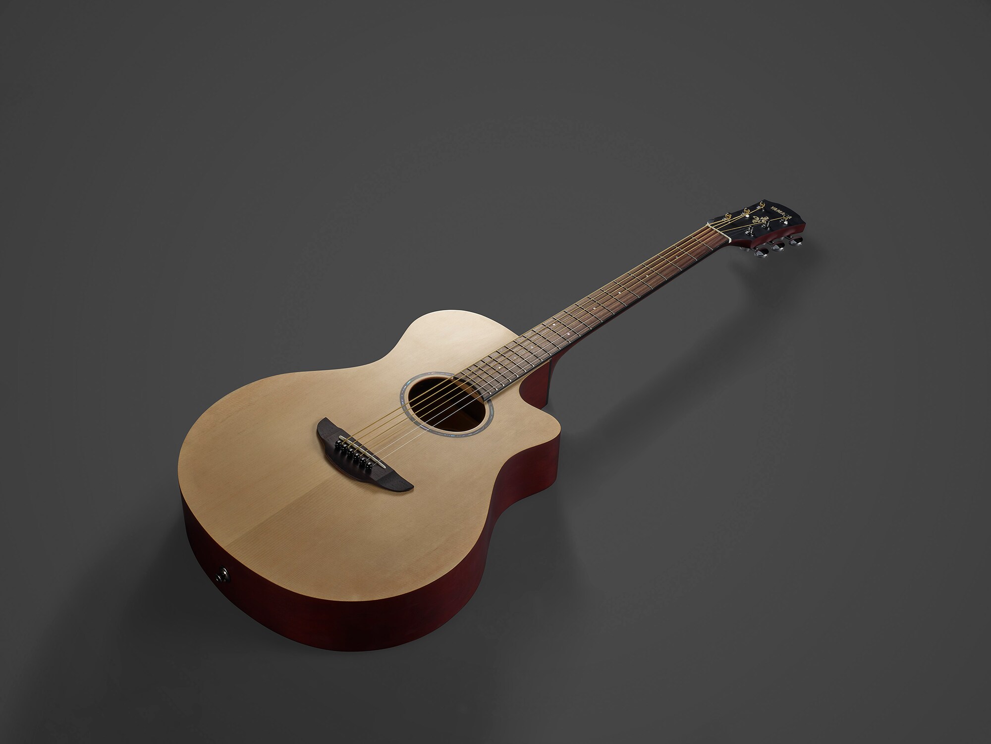 Электроакустическая гитара Yamaha APX600M Natural Satin - 7