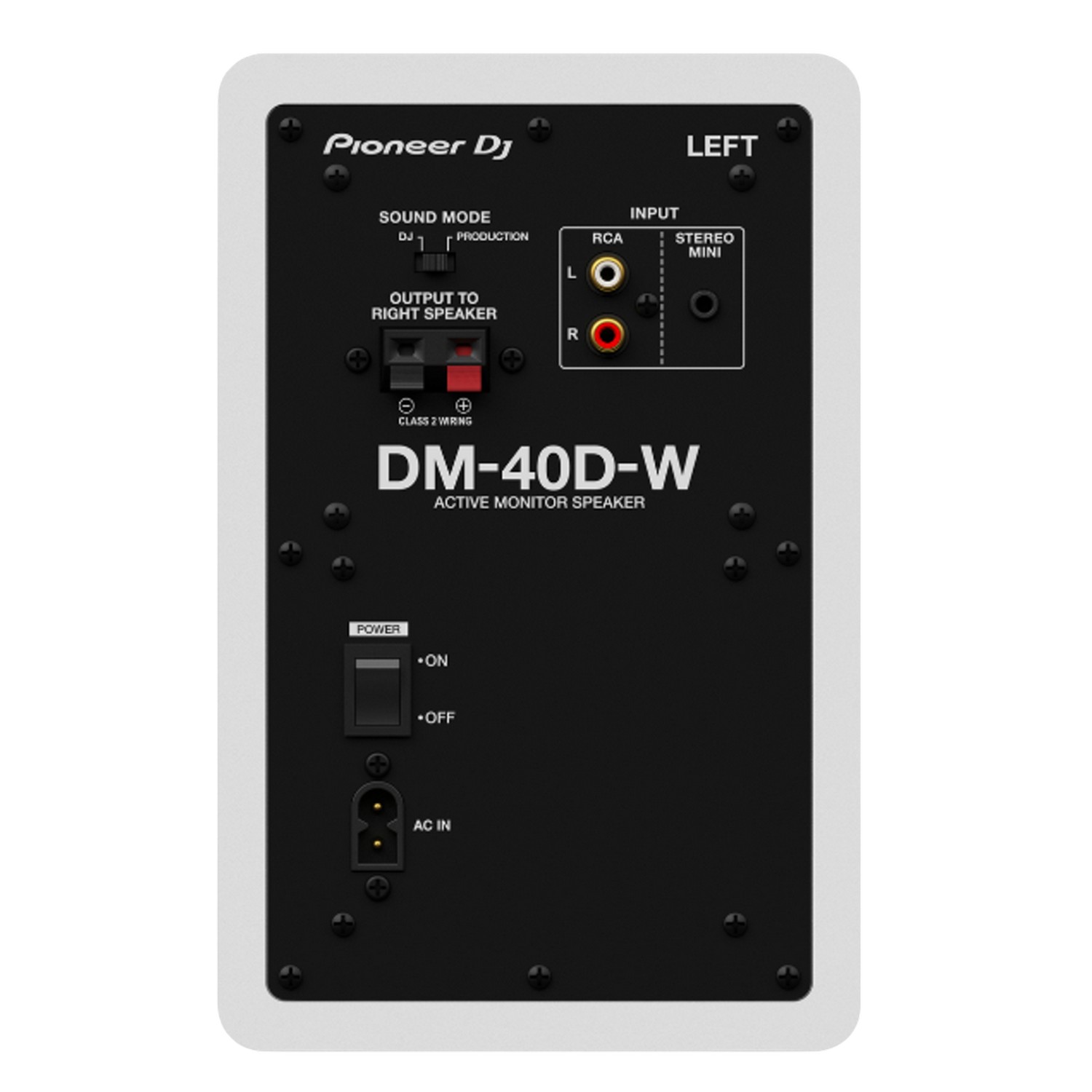 Пара студийных мониторов PIONEER DM-40D-W - 14