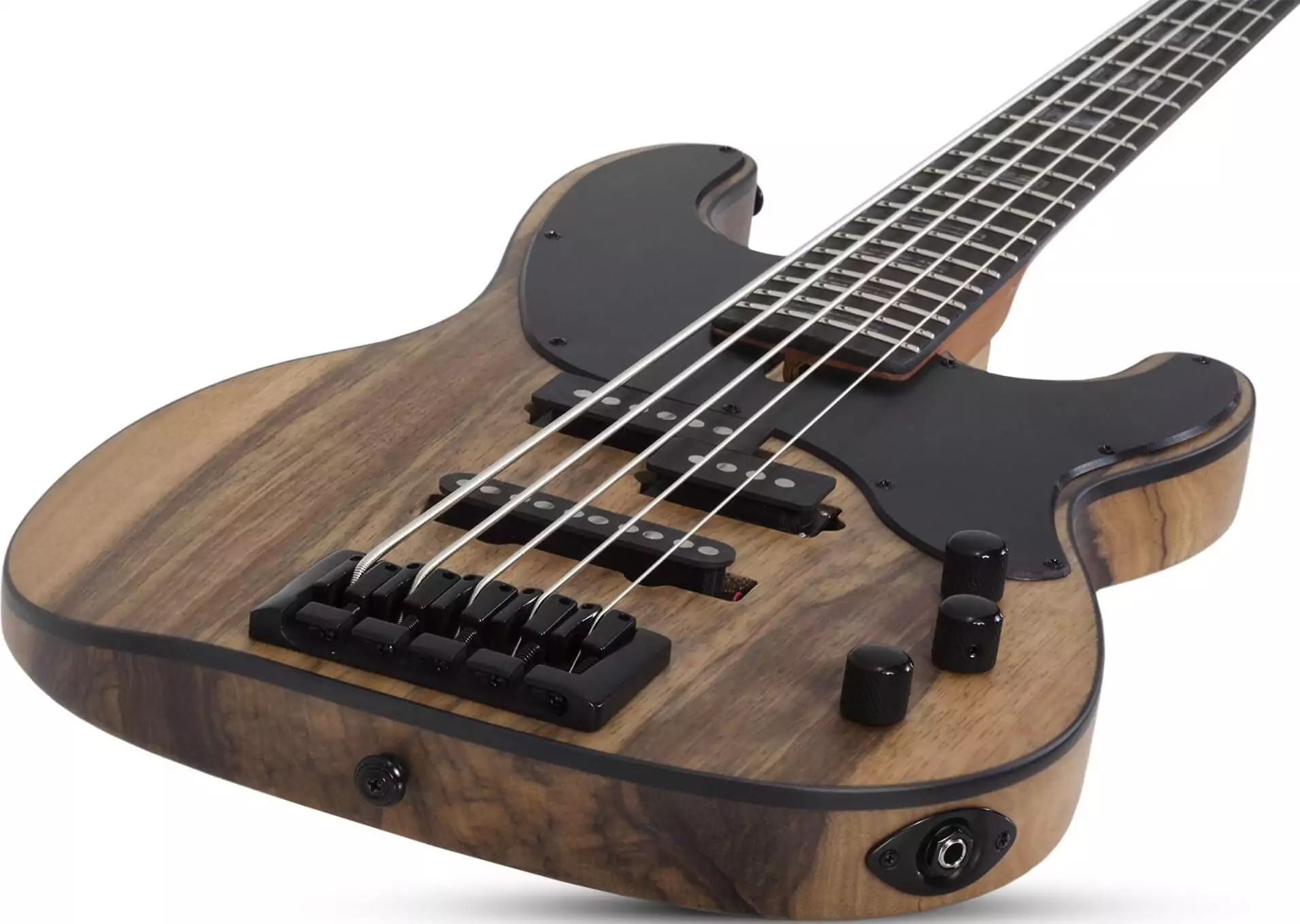 Бас-гитара Schecter MODEL-T 5 EXOTIC BLACK LIMBA Blue - 16