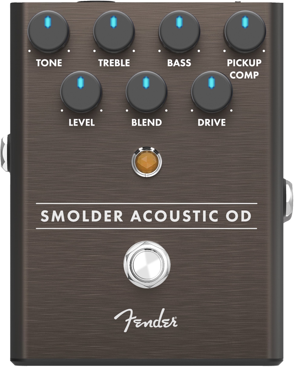 Педаль эффектов Fender SMOLDER ACOUSTIC OVERDRIVE, Черный - 5