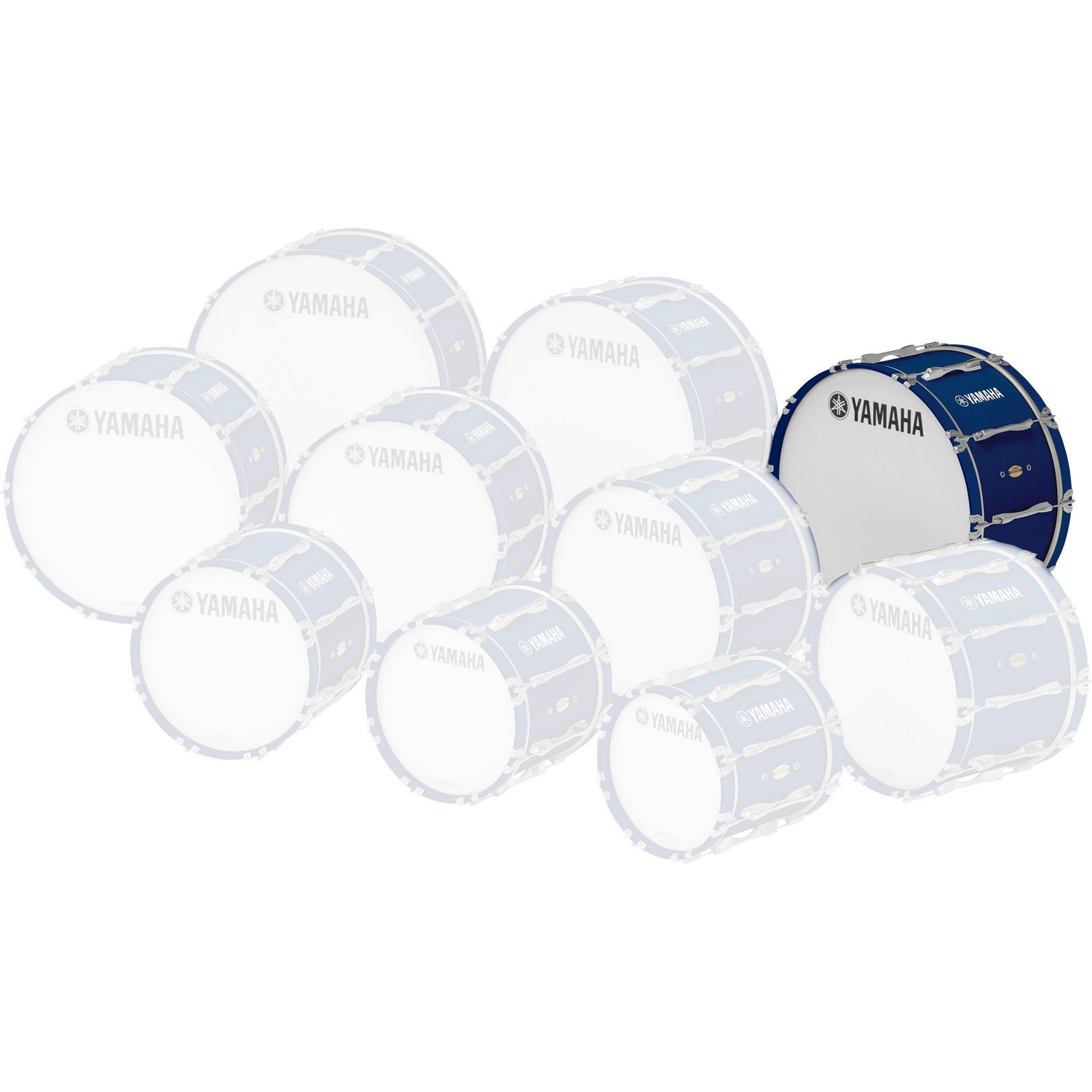 Маршевый барабан Yamaha MB8328U BLUE FOREST - 10