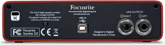 Аудиоинтерфейс Focusrite Scarlett 2i2, Черный - 13