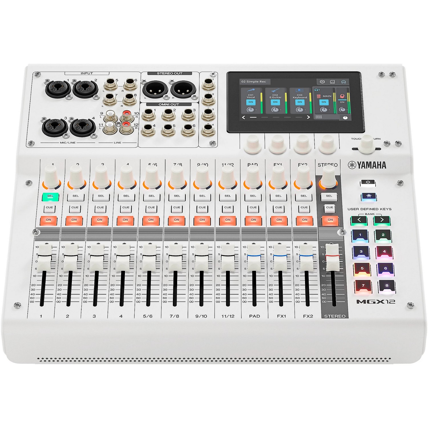 Цифровой микшер Yamaha MGX12 White - 12