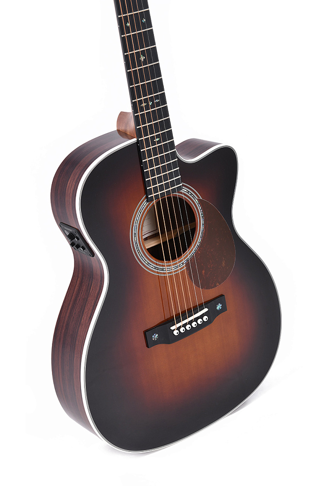 Электроакустическая гитара Sigma OMTC-1E-SB - 9