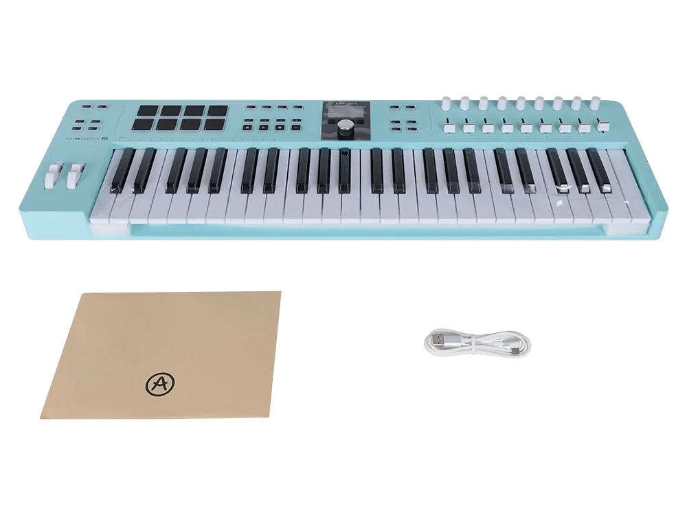 MIDI-клавиатура Arturia KeyLab Essential 49 mk3 Aquamarine - 27