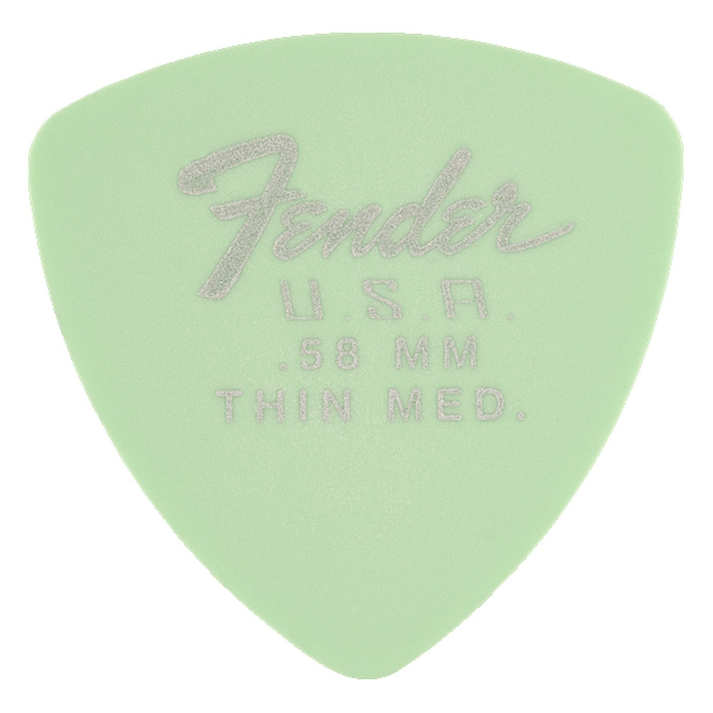 Медиаторы Fender 346 DURA-TONE .58 12 PK Surf Green - 5