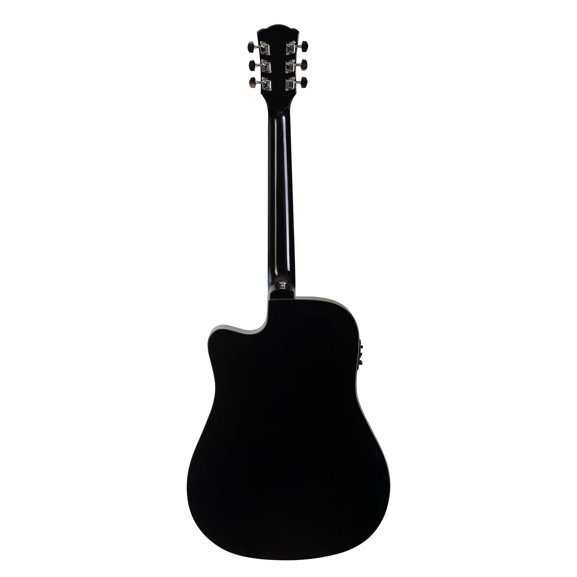 Акустическая гитара Rockdale Aurora D5 C BK E Gloss, Черный - 14