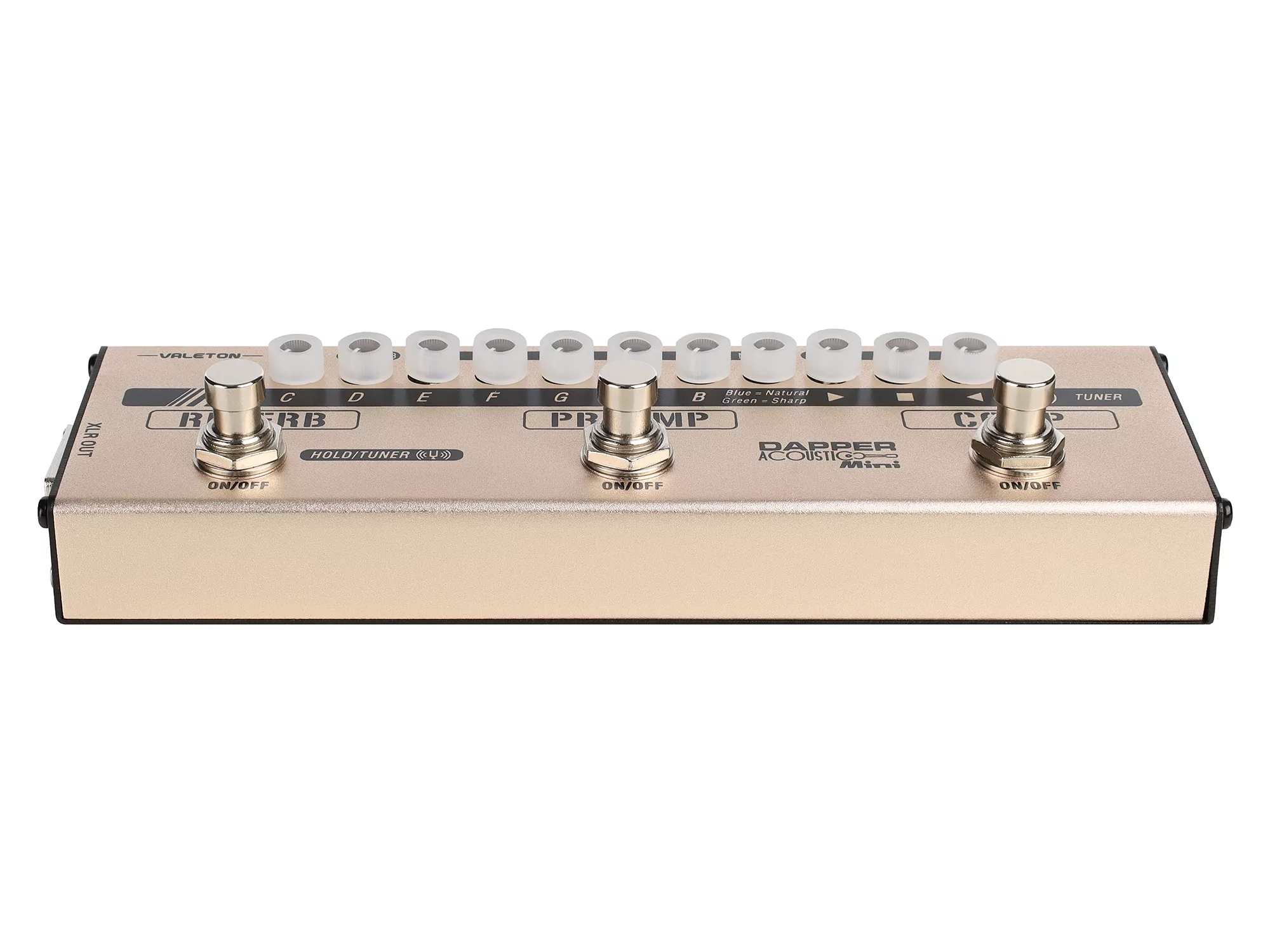 Педаль эффектов для акустической гитары Valeton MES-4 Dapper Acoustic Mini - 21