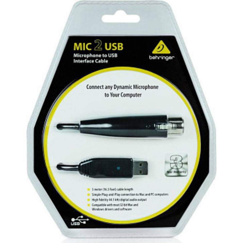USB-аудиоинтерфейс Behringer MIC 2 USB  - 7
