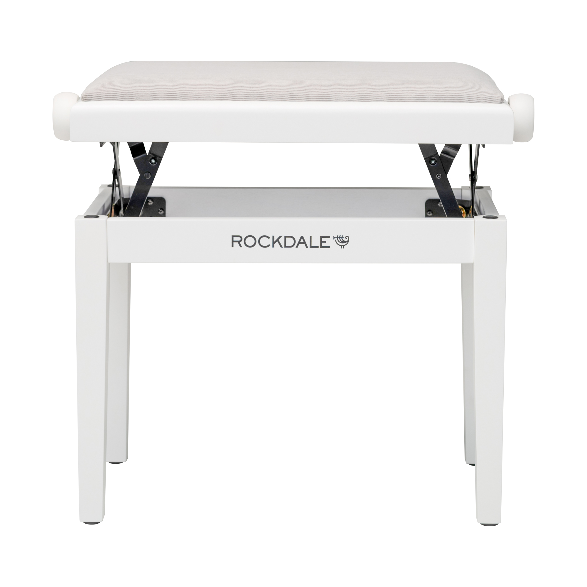 Банкетки для клавишных инструментов Rockdale RHAPSODY 135 SV WHITE GREY - 14
