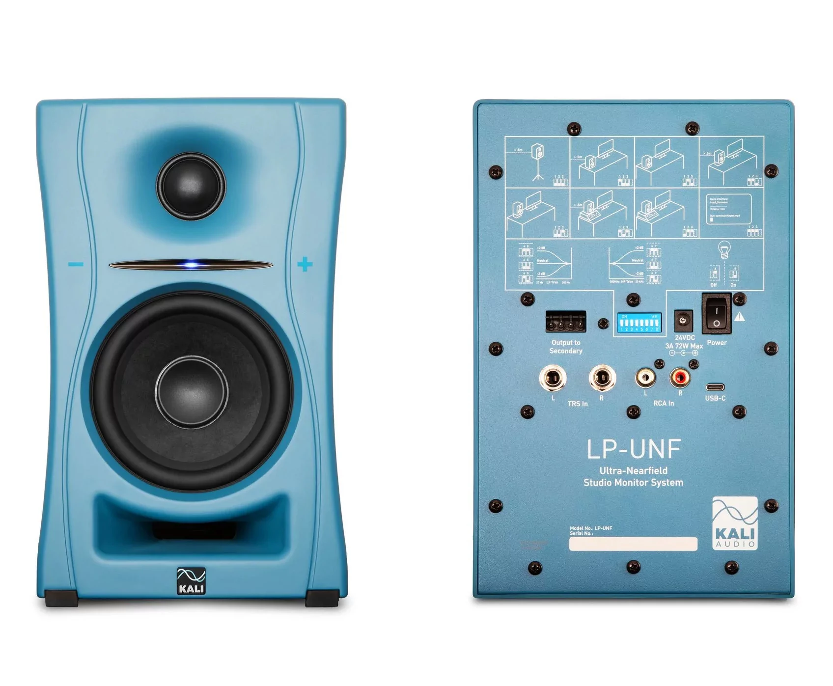 Студийный монитор Kali Audio LP-UNF Blue (пара) - 8