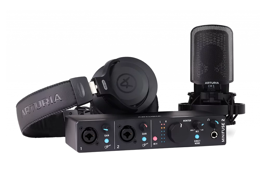 Комплект для звукозаписи Arturia MiniFuse Recording Pack Black - 23