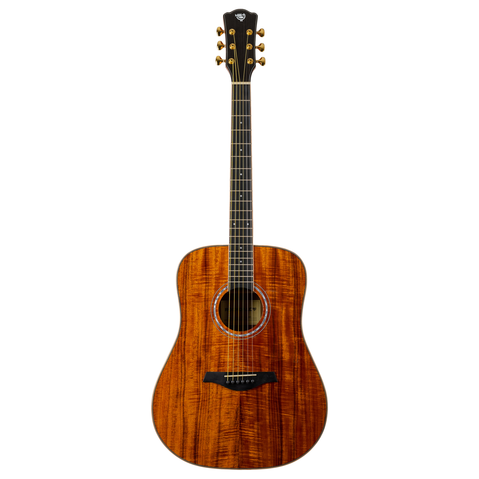 Акустическая гитара Rockdale Aurora D7 Koa Nat, Koa Nat - 12