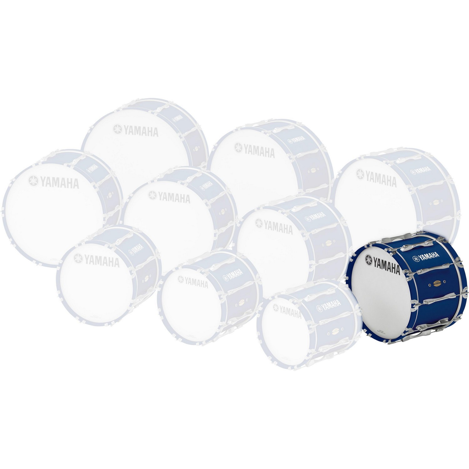 Маршевый барабан Yamaha MB8320 BLUE FOREST - 10