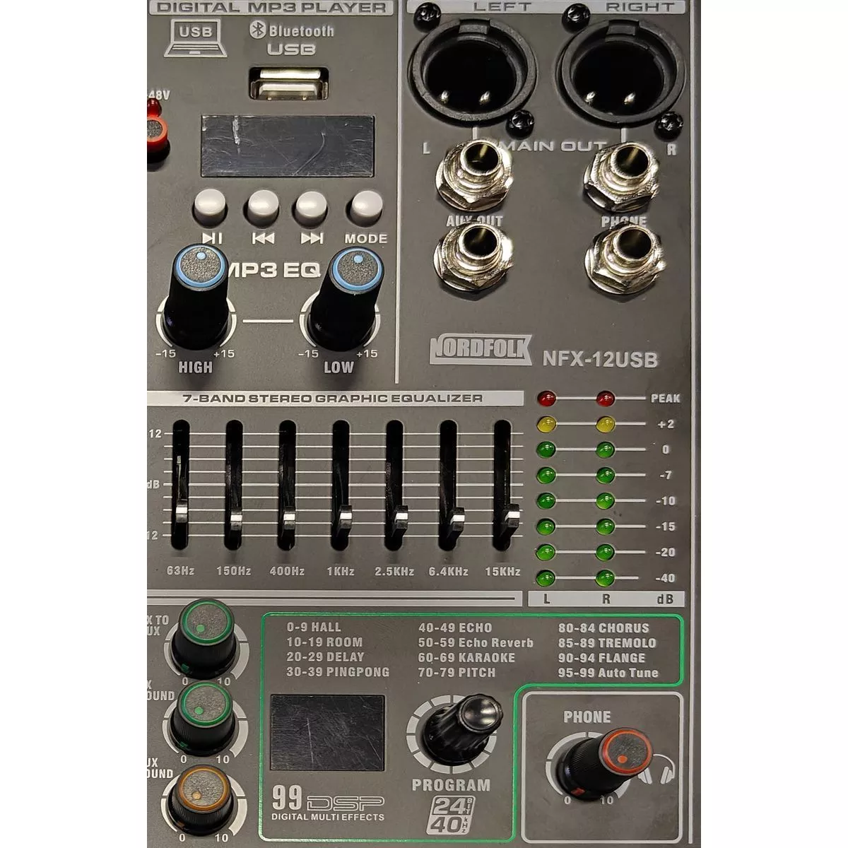 Микшерный пульт Nordfolk NFX-12USB - 8