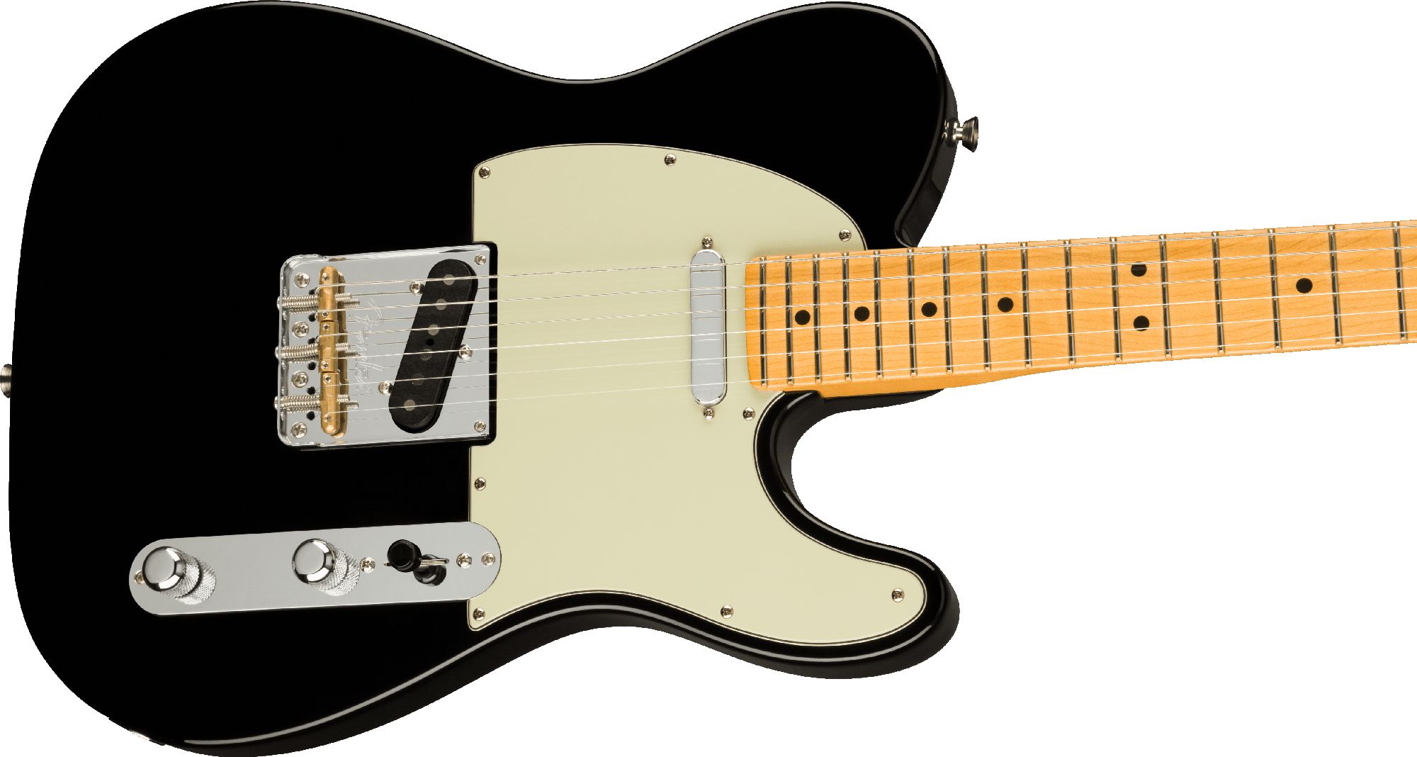 Электрогитара Fender American PRO II Telecaster MN Black - 10
