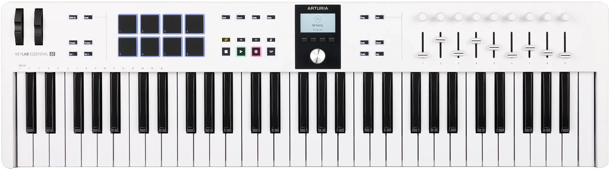 MIDI-клавиатура Arturia KeyLab Essential 61 mk3 White - 8