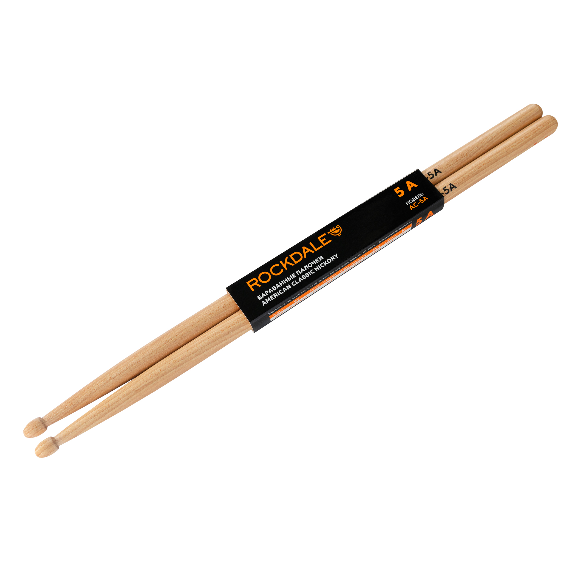 Барабанные палочки Rockdale American Classic Hickory AC-5A - 13