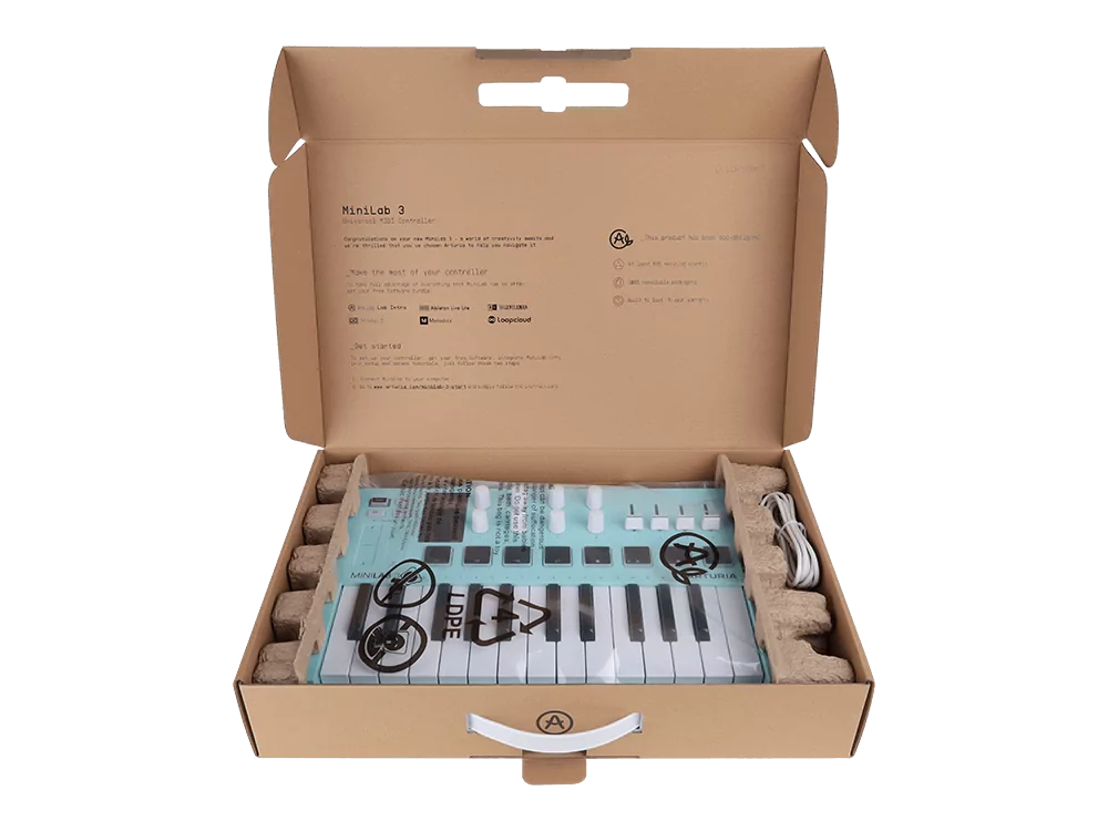 MIDI-клавиатура Arturia MiniLAB 3 Aquamarine - 27