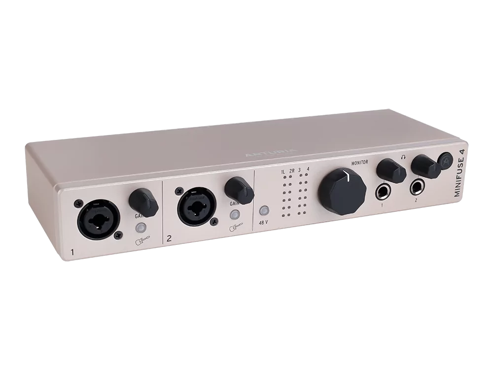 Внешняя звуковая карта Arturia MiniFuse 4 Champagne - 26