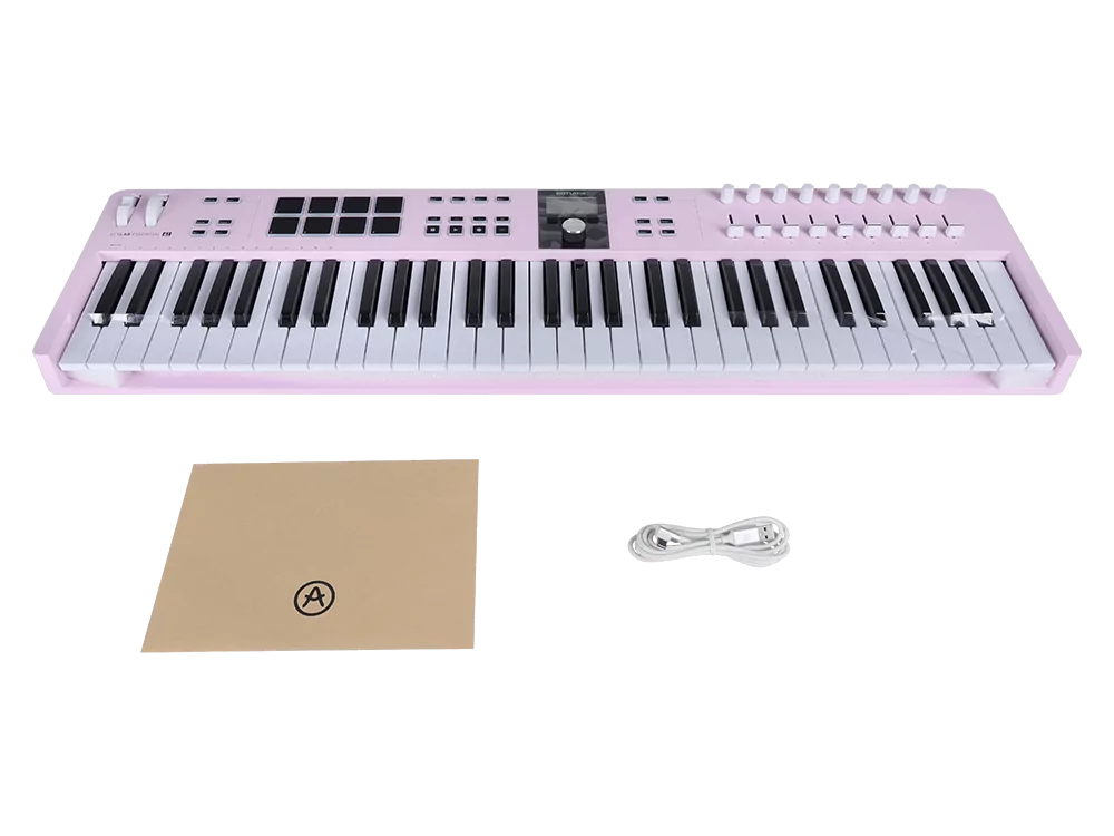 MIDI-клавиатура Arturia KeyLab Essential 61 mk3 Rose Quartz - 26
