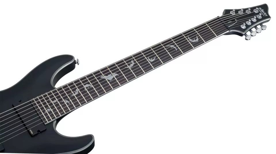 Электрогитара Schecter DAMIEN PLATINUM-8 Satin Black - 14