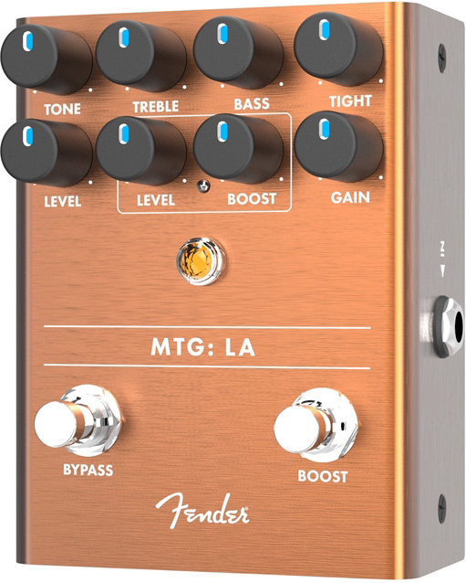 Педаль эффектов Fender MTG:LA TUBE DISTORTION, Черный - 7