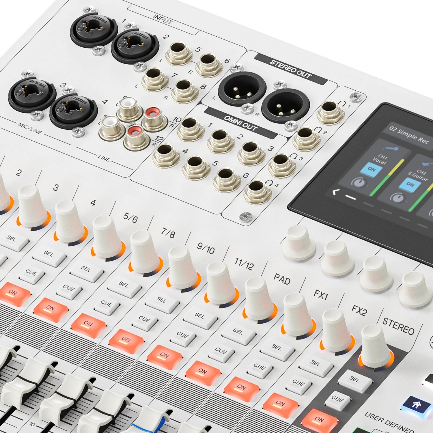 Цифровой микшер Yamaha MGX12V White - 17