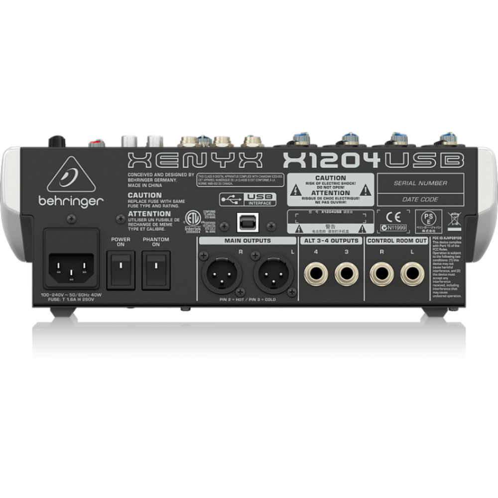 Аналоговый микшер Behringer X1204USB - 7