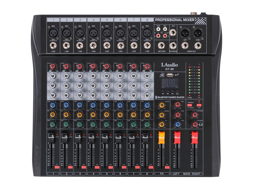 Микшерный пульт LAudio GT-08 - 2