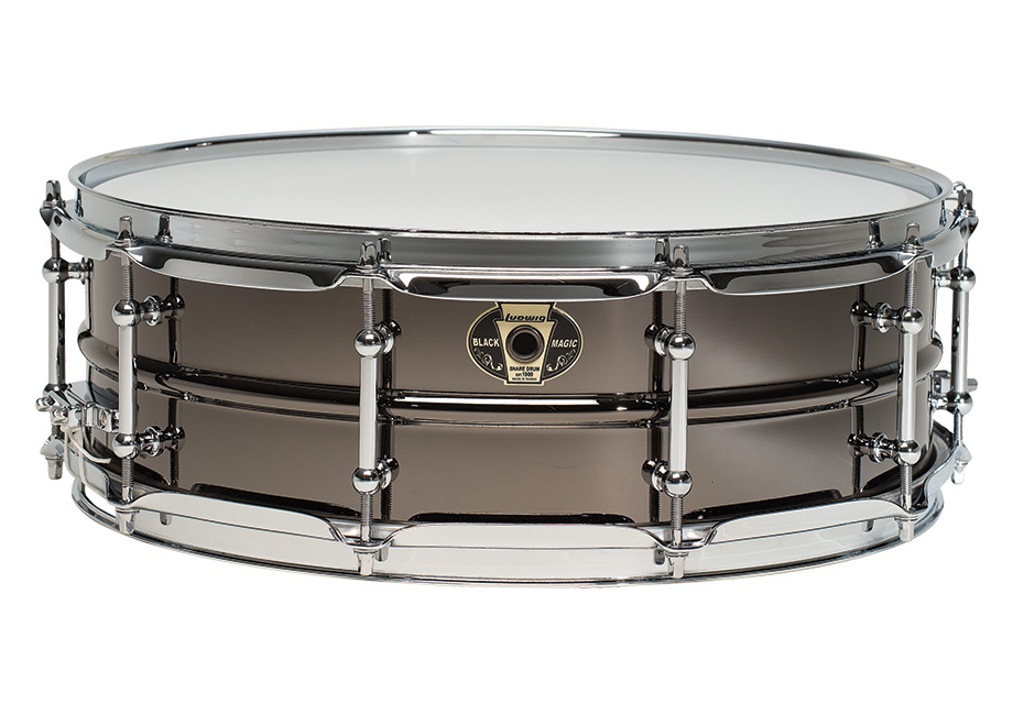 Малый барабан 5.5 х 14" Ludwig LW5514C Black Magic, латунь - 5